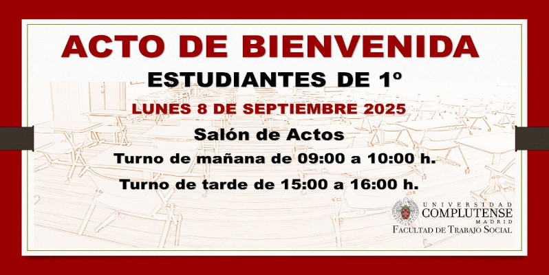 Acto de Bienvenida Estudiantes de Primero